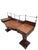 Late 19th Century Monumental Antique English Regency Revival Flame Mahogany Executive Desk For Sale - Image 4 of 12