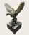 Vintage a Lucchesi Signed Italian Eagle Sculpture Marble Base 6.75" For Sale In Dallas - Image 6 of 9