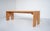 Wood Dining table from the " Mobili nella Valle" Series by Mario Ceroli for Poltronova, Italy, 1970s Branded signature on...
