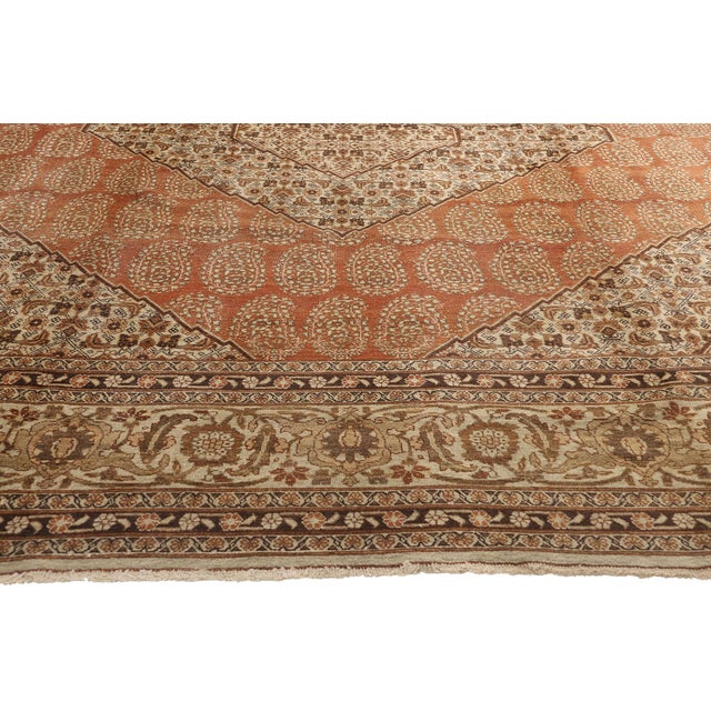 Late 19th Century Haji Khalili Persian Tabriz Rug, 10'00 X 12'02 For Sale - Image 4 of 9