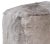 Beautiful grey fur pouf. Modern square shape. Each unique in exact fur tones and texture.