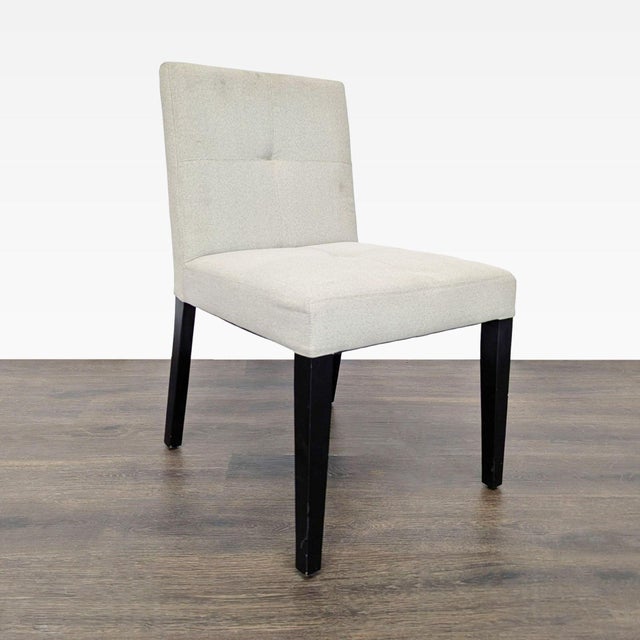 Modern Pair of Crate & Barrel Dining Side Chairs For Sale - Image 3 of 12