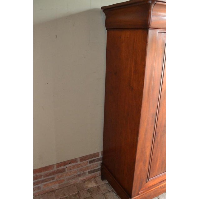 Wood Antique Mahogany Girls Wardrobe For Sale - Image 7 of 10
