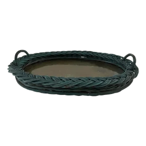 1920’s Vetcraft Toronto Wicker Oval Tray