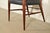Paul McCobb for Directional Mid-Century Modern Sculpted Walnut Cane Back Armchairs, Pair For Sale - Image 10 of 13