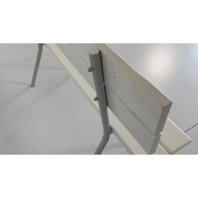 Vintage Industrial Circus Bench, 1950s For Sale - Image 4 of 5