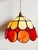 1940s Art Deco Pendant Lights in the style of Tiffany, 1940s, Set of 2 For Sale - Image 5 of 12