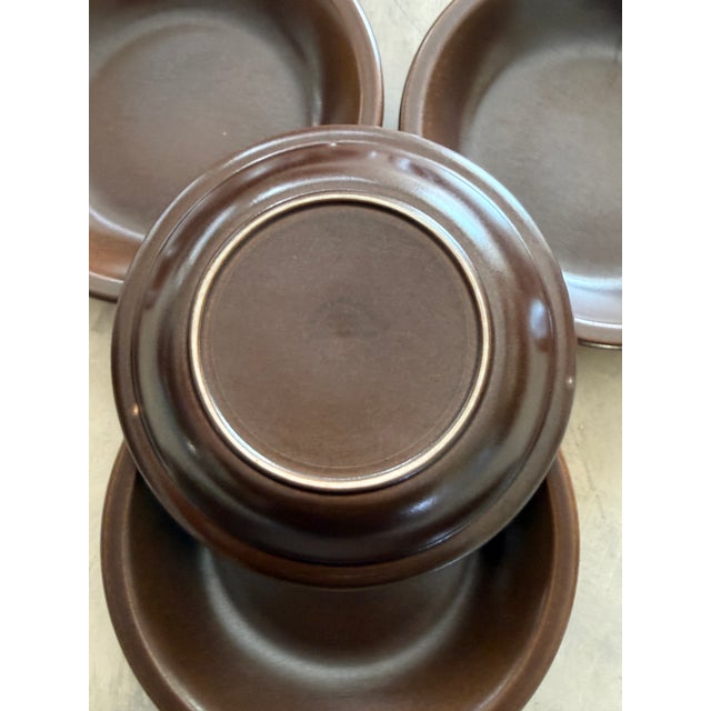 1970s Vintage Wedgwood Stoneware Bowl – Sterling Pattern, 1970s - Set of Four For Sale - Image 5 of 11