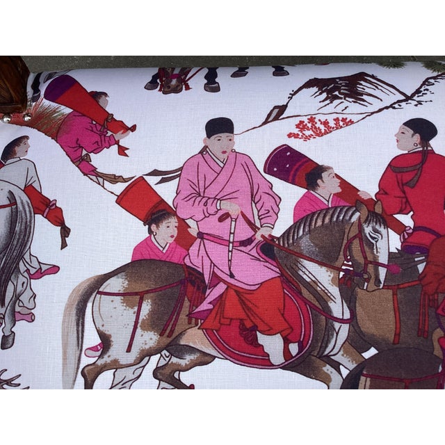 Stunning Pair Manuel Canovas Upholstered French Chairs For Sale - Image 10 of 15