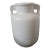 1990s Large Italian White Vase With Scroll-Style Handles For Sale