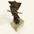 Guido Dragani| "Abstract"| h. cm.23x14 | bronze sculpture| marble base| total h. cm. 32,5x12,5x9,5| signed and dated 1975...