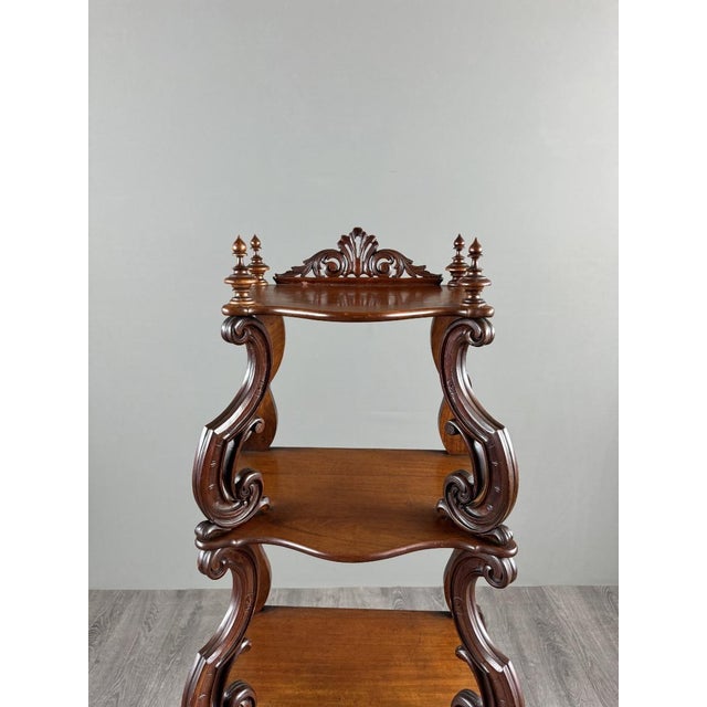Wood 19th Century Carved Oak Shelf For Sale - Image 7 of 12