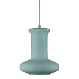 Danish Opal Glass Pendant Lamp from Lightskaer Lighting, 1970s For Sale