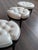 MCM Black & White Stacking Footstools by M Hayat & Bros For Sale In Seattle - Image 6 of 9