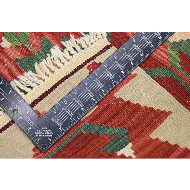 Late 20th Century Vintage Persian Shiraz Kilim Rug - 02'00 X 02'10 For Sale - Image 5 of 9