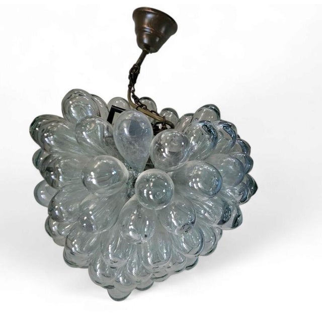 Hanging Lamp in Hand-Blown Glass from Lartigiani, 1960s For Sale - Image 11 of 11