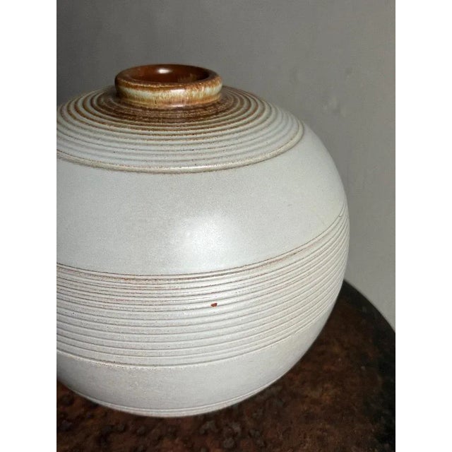 Ceramic Art Deco Ceramic Vase by Anna-Lisa Thomson | Upsala Ekeby | Sweden | 1930s For Sale - Image 7 of 11