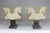 French Vintage 'Louvre' Paris Classical Statues Bookend Bulls on Marble Pedestal - a Pair For Sale - Image 3 of 9