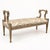 1970s 1970s Baker Furniture Neoclassical Style Painted Bench / Ottoman Tiger Upholstery For Sale - Image 5 of 6