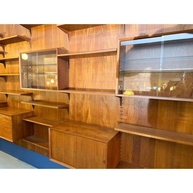 Large Mid-Century Modern Wall Unit by Poul Cadovius for Royal System, 1950s For Sale - Image 6 of 8
