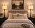 Industrial Late 20th Century Restoration Hardware Architectural Candlestick Table Lamps With Belgian Linen Drum Shades - a Pair For Sale - Image 3 of 4