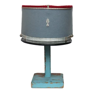 Genuine French Military Kepi Army Hat With Stand, Set
