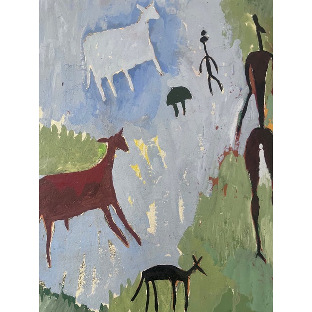 Vintage Oil Painting by Cesar Nùnez For Sale In Portland, OR - Image 6 of 9