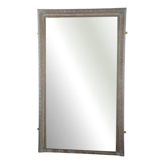 Wood Tall Antique Oak Pier Mirror, 1880s For Sale - Image 7 of 7