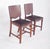 Chairs with Synthetic Leather, 1920s, Set of 2 For Sale - Image 6 of 8