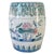 Chinoiserie Mid 20th Century Chinese Ceramic Pink Lotus Garden Stool For Sale - Image 3 of 7