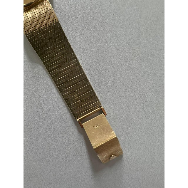 Gold Rolex Cellini White Round Cushion Dial 14 Karat Yellow Gold Vintage Watch For Sale - Image 8 of 11