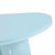 Wood Elora Blue Lacquer Oval Dining Table For Sale - Image 7 of 9
