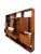 Brown Italian Modular Wall Unit by Dassi, 1960s For Sale - Image 8 of 17