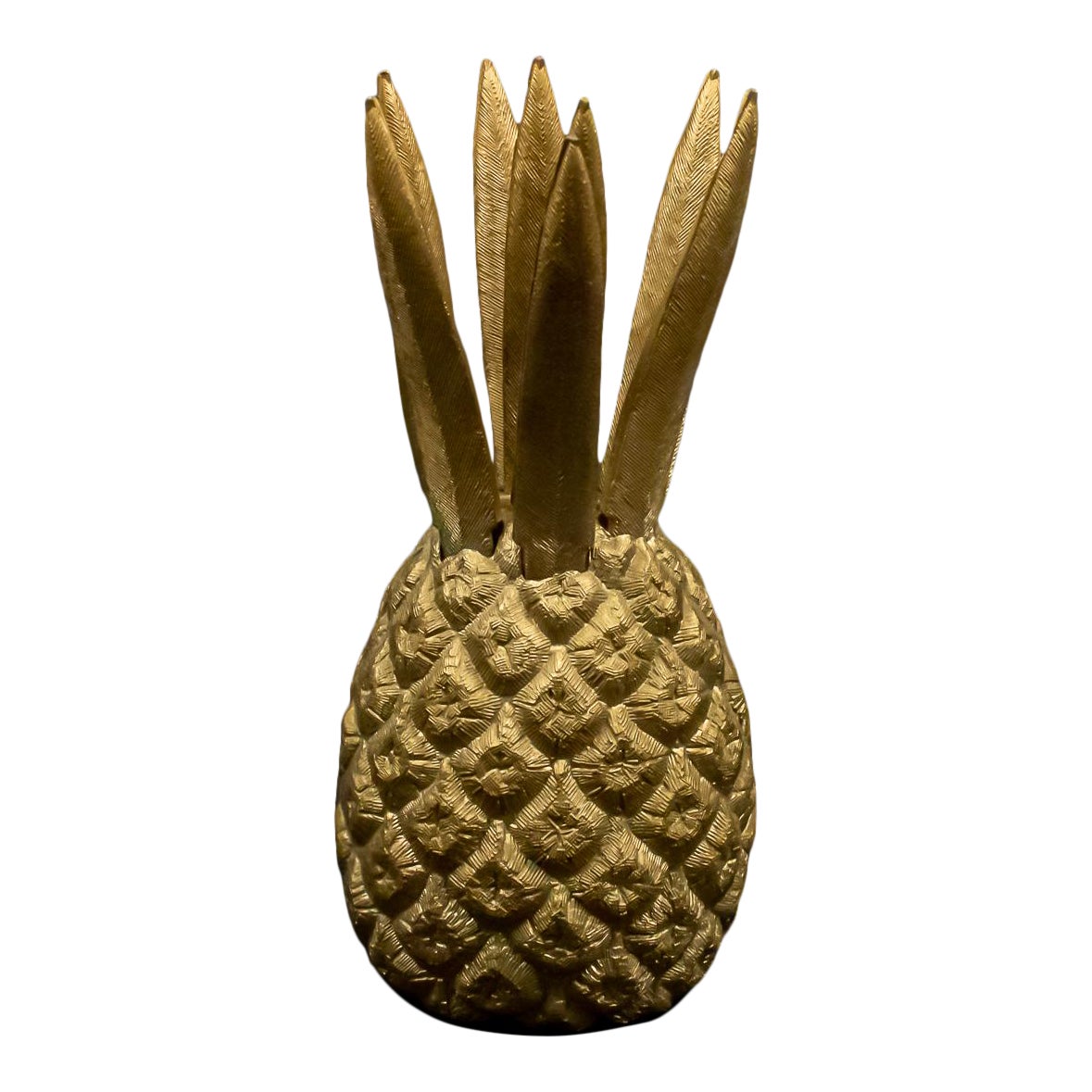 Vintage Gold Pineapple Hors d'Oeuvres Forks Set of 9 Pieces Chairish