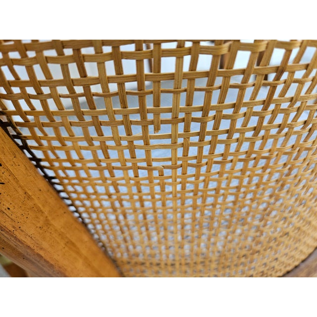 Jim Peed for Hickory Manufacturing -Six Model 5105 Swivel Chairs and Table For Sale - Image 15 of 18