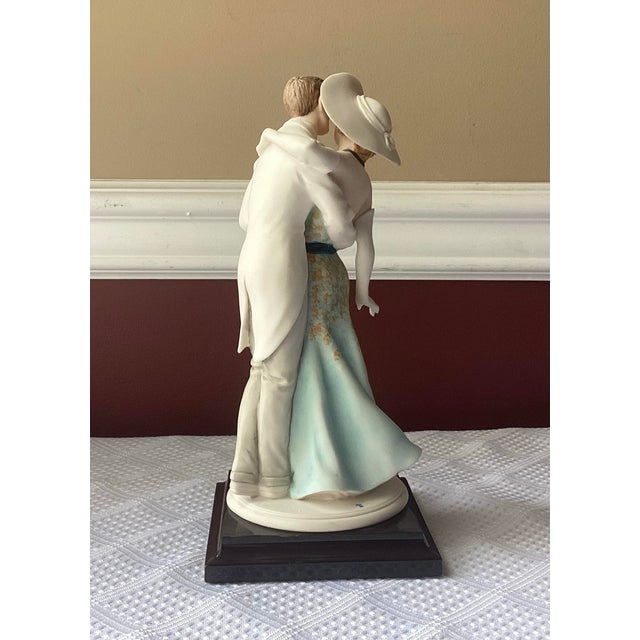 1980s VTG Giuseppe Armani Figurines “Stolen Kiss” 1550c Florence Italy For Sale - Image 5 of 12