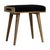 2020s Velvet Upholstered Footstool With Wooden Tray Frame For Sale - Image 5 of 8