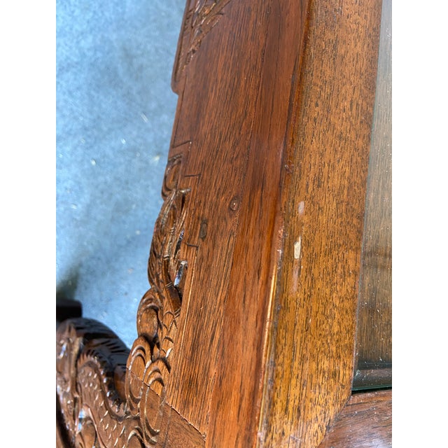 Antique Chinese Hand Carved Wooden Coffee Table Ming Style For Sale - Image 12 of 12