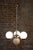 Art Deco Chandelier in Chrome-Plated Steel and Opal Glass, Czech, 1920s For Sale - Image 9 of 13