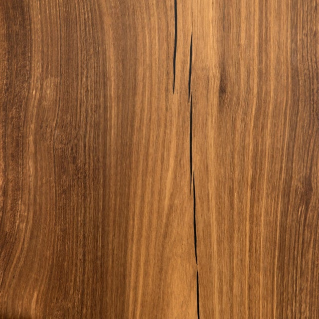 Contemporary Four Hands Hudson Round End Table, Natural Yukas For Sale - Image 3 of 5