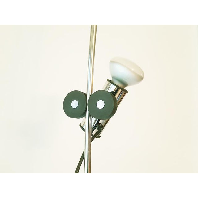 Chrome Plated Metal Molla Floor to Ceiling Lamp from Lumenform, 1970s For Sale - Image 9 of 18