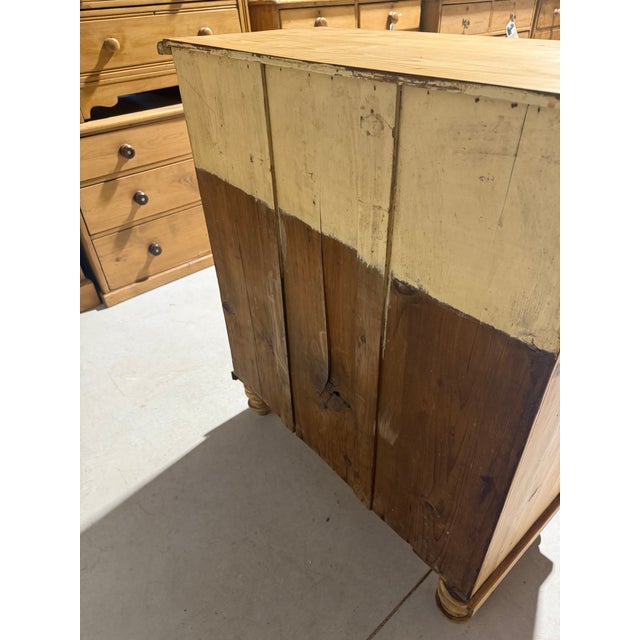 Antique Pine Two Over Three Drawers - Chest of Drawers From England For Sale - Image 18 of 18