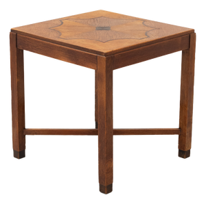 Dutch Amsterdam School Art Deco Side Table, 1920s