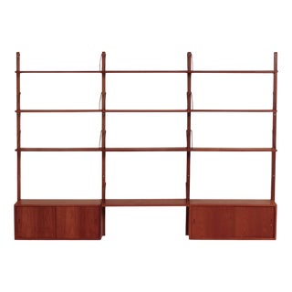 Royal Modular Wall Unit in Teak by Poul Cadovius for Cado, 1960s, Set of 9 For Sale