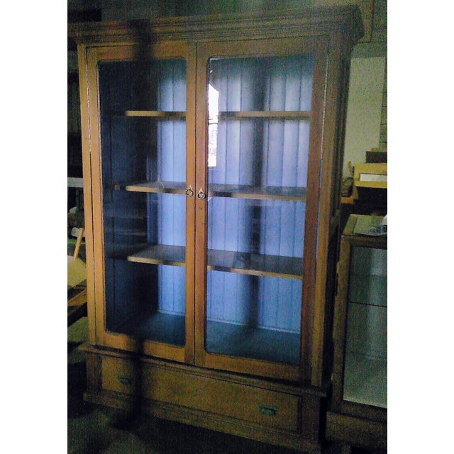 1990s 1990s Cypress China Cabinet For Sale - Image 5 of 8