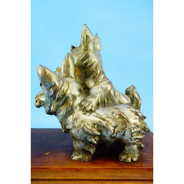 Carmelo Ganci, Scottish Terrier Dog Sculpture, Ceramic For Sale - Image 13 of 18