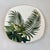 Longfei China Porcelain Square Tea Set of 12 Saucers Tea Cups Palm Fronds Modern, 1990s For Sale - Image 4 of 7