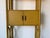 Mustard Vintage Mustard Yellow Bent Rattan Bookcase Cabinet For Sale - Image 8 of 12