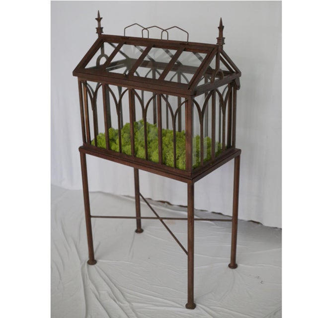 Circa 1900 Antique Wrought Iron Wardian Case Terrarium Chairish