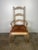 Set of Eight French Country Ladder Back Dining W/ Rush Seats For Sale - Image 4 of 12